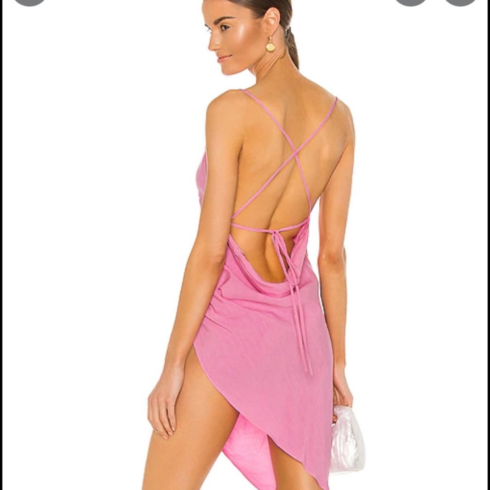 Amanda Uprichard x REVOLVE Janet dress in bubblegum color NWT
